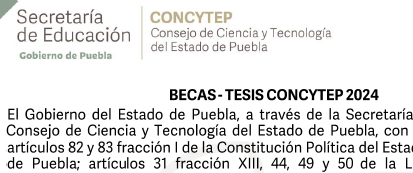 Beca - Tesis CONCYTEP